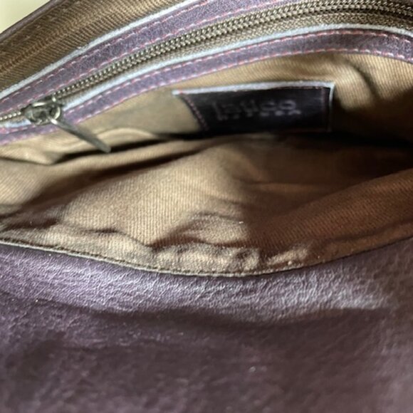 Latico Avalon Leather Crossbody Bag in shade Eggplant - Picture 5 of 6